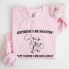 Hootin Hollerin Bear Meme Graphic Illustration For Meme Fans Everywhere Sweatshirt