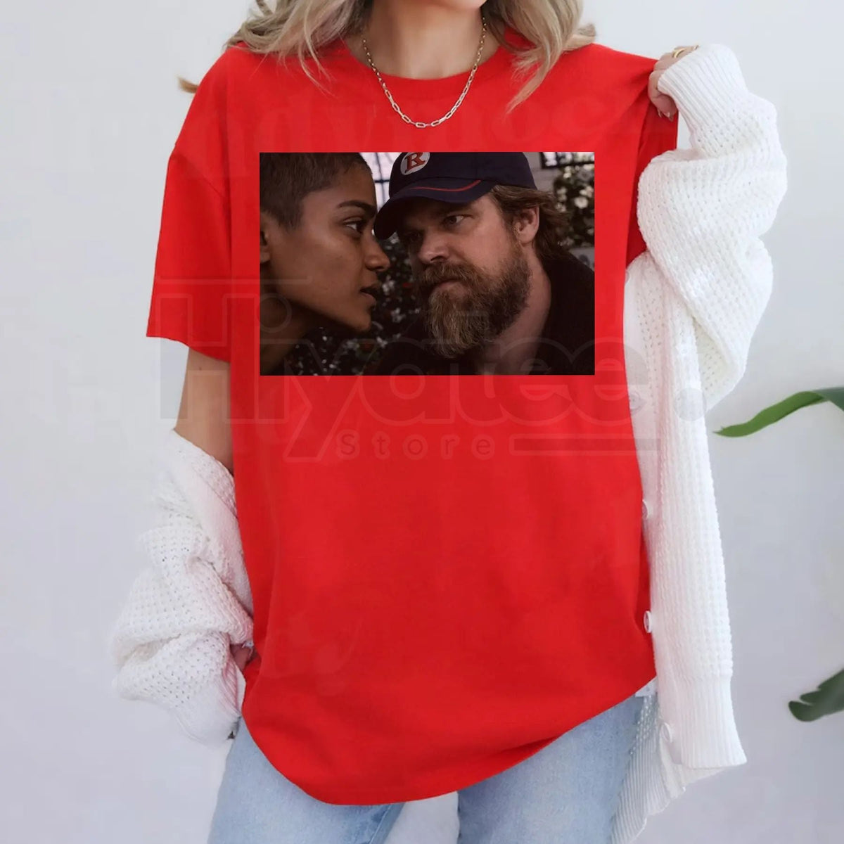 Hopper "Kati Anti" Inspired Shirt – Stranger Movie Safety Tee & ST5 Crewneck