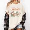 Howdy Christmas Cowboy Santa Western Sleigh Horse Country Xmas Comfort Colors Tee