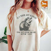 Humorous Raccoon T-Shirt – If I Ever Get Rabies Quote Tee for Friends, Sarcastic Animal Shirt, Funny Gag Gift, Trash Panda Top