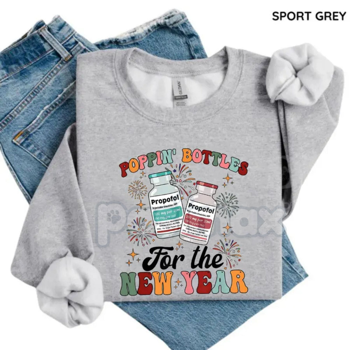 ICU Nurse New Year 2026 Sweatshirt | Critical Care Nursing Holiday Jumper | Registered Nurse NYE 2026 Crewneck | Funny Healthcare Gift