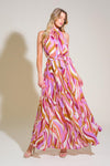 AS TIME GOES BY WOVEN MAXI DRESS