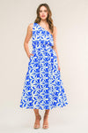 FEEL THE BEAT WOVEN MIDI DRESS