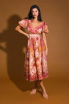 FOR GOOD WOVEN MIDI DRESS