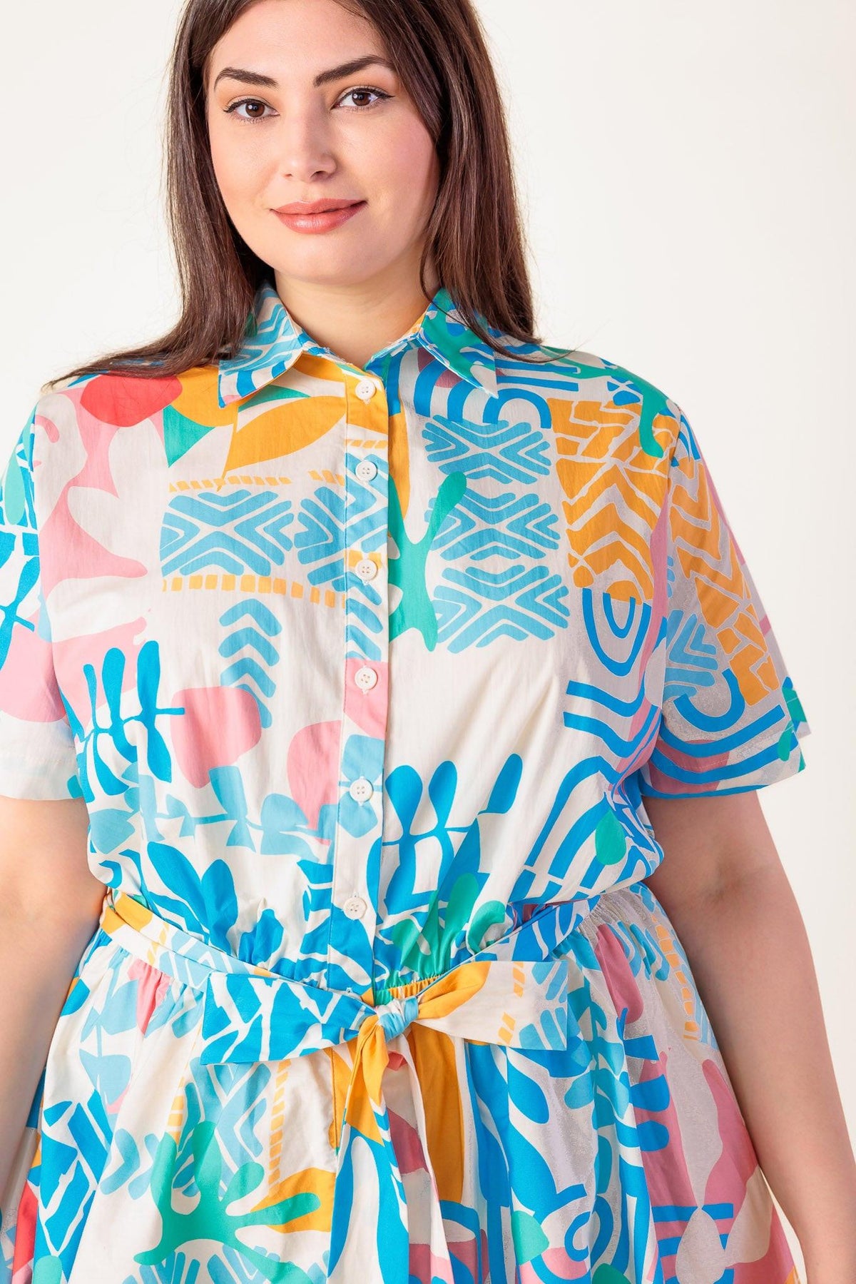 GARDEN SOCIAL WOVEN MINI DRESS