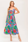 SLOW MOTION LOVE WOVEN MIDI DRESS
