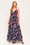 PURE SUNSHINE BLACK WOVEN MAXI DRESS