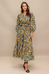 TERRA VISION WOVEN MIDI DRESS
