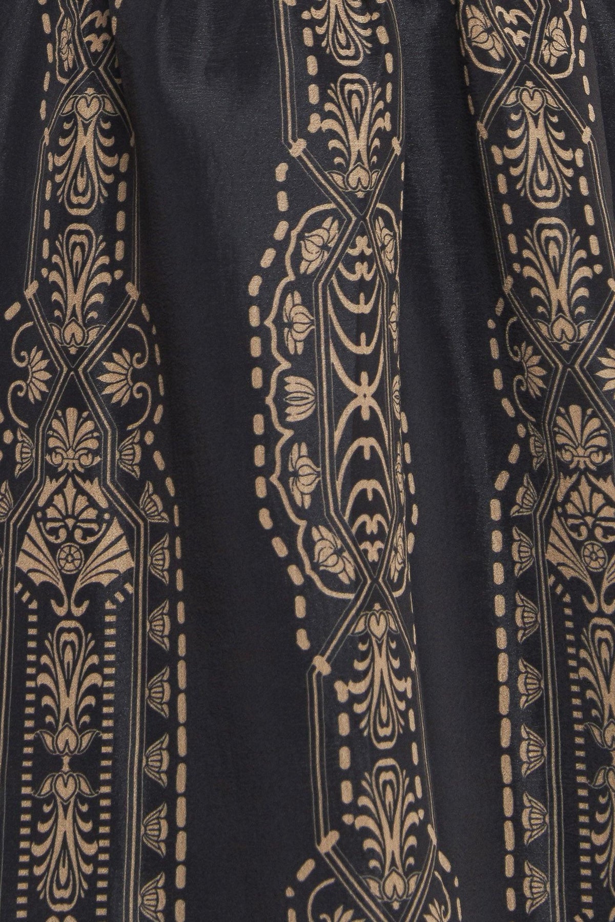 VINTAGE SQUARE WOVEN MIDI DRESS