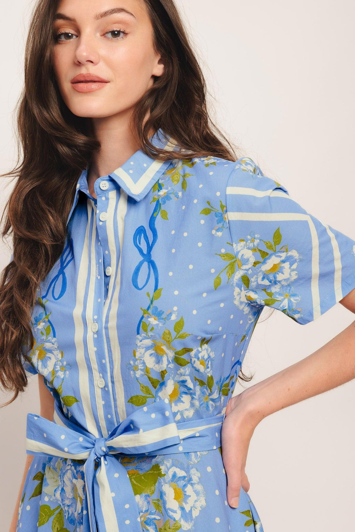 SWEET SOPHISTICATE WOVEN MIDI DRESS