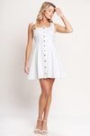 SUMMER PROMISE WOVEN MINI DRESS