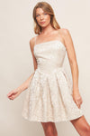 ROMANTIC GARDEN WOVEN MINI DRESS
