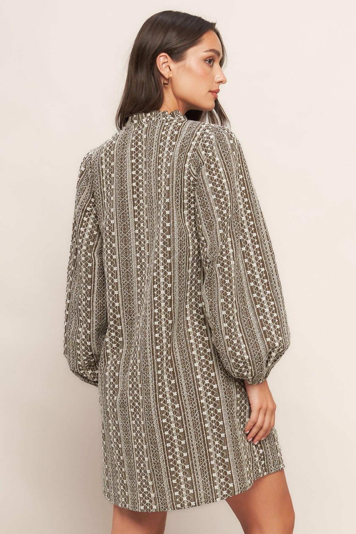 DESERT DUST WOVEN MINI DRESS