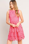 ROSE PETAL CHARM MINI DRESS