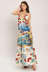 ITALIAN RIVIERA DREAM WOVEN MAXI DRESS