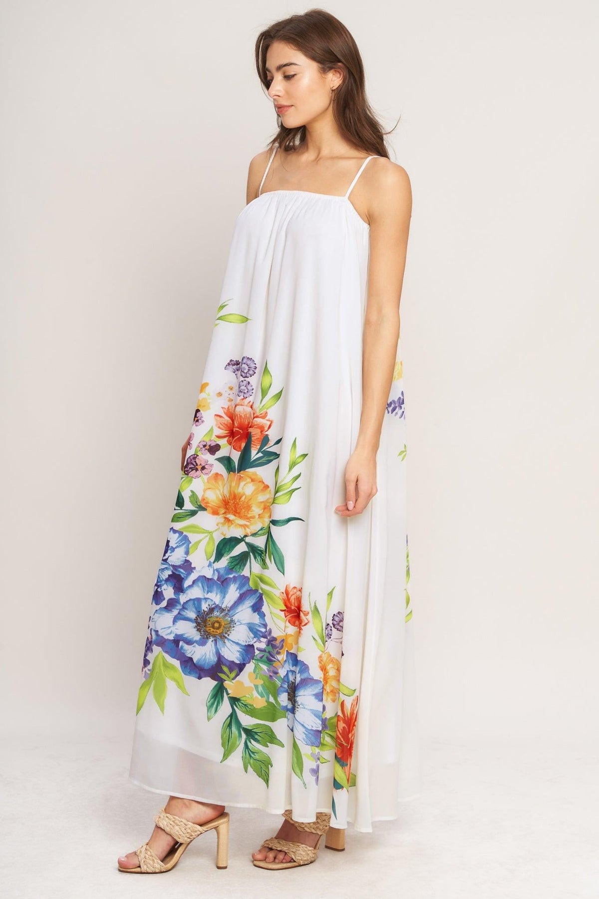 GARDEN AIR WOVEN ANKLE DRESS