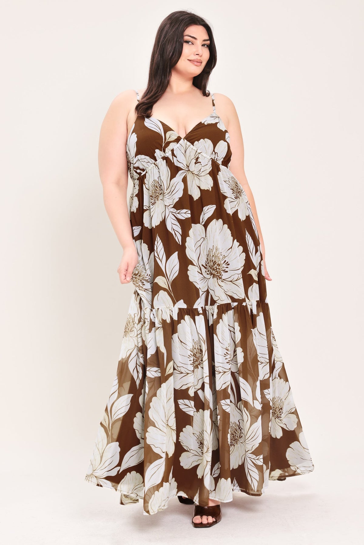 DESERT BLOOM WOVEN MAXI DRESS