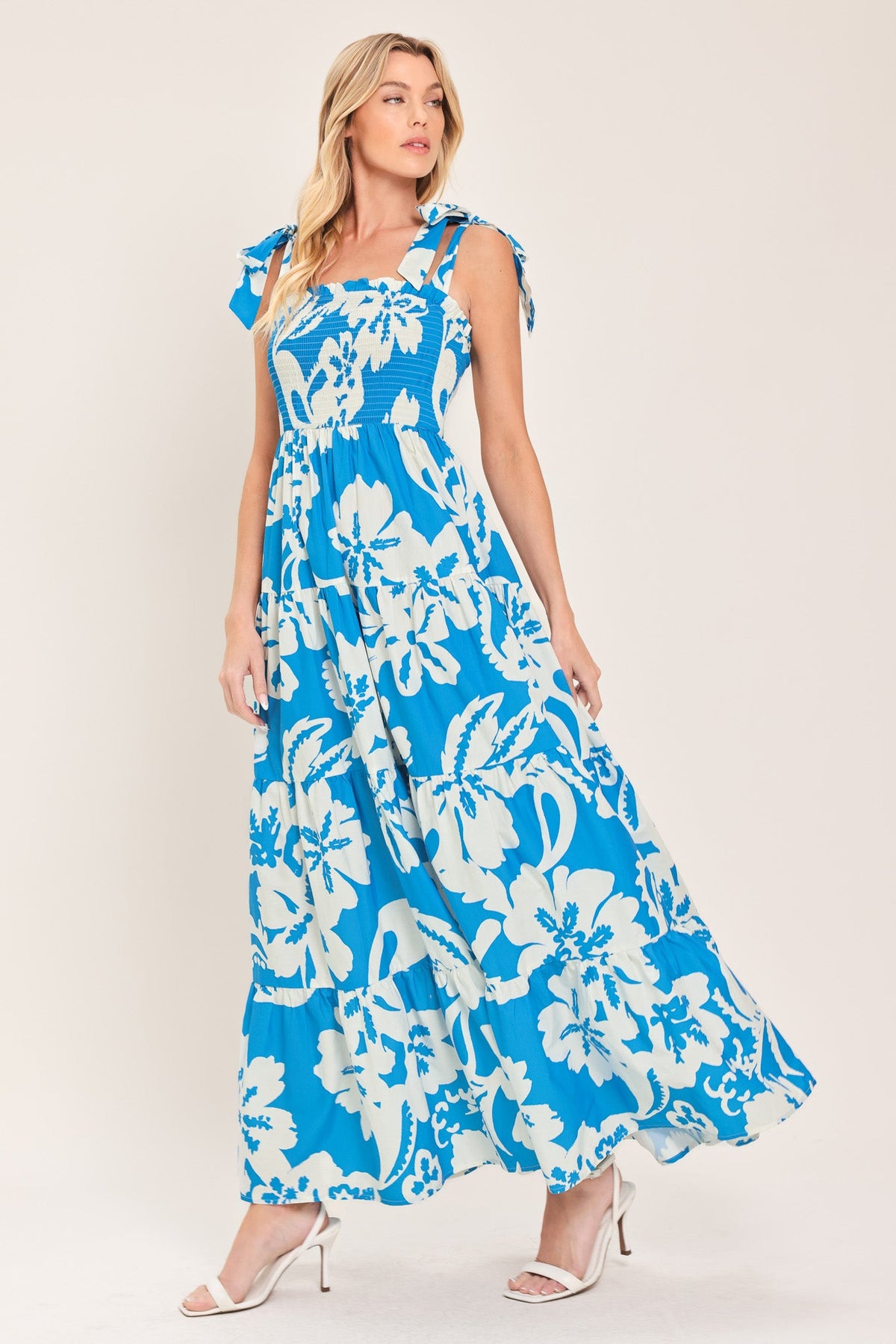 TROPICALLY YOURS WOVEN MAXI DRESS