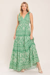 VERONA GARDEN WOVEN MAXI DRESS
