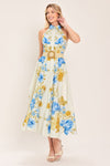 SUNNY DAYDREAM WOVEN MIDI DRESS