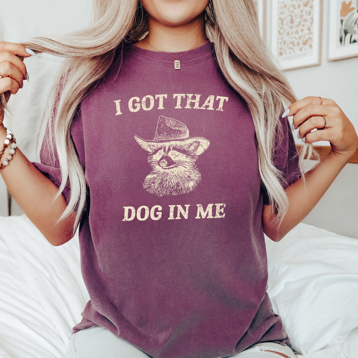 I Got That Dog In Me Raccoon Meme Edition Mischief And Meme Humor Comfort Colors Tee