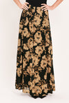 EARTHEN FLOWER FANTASY POWER MESH FULL MAXI SKIRT