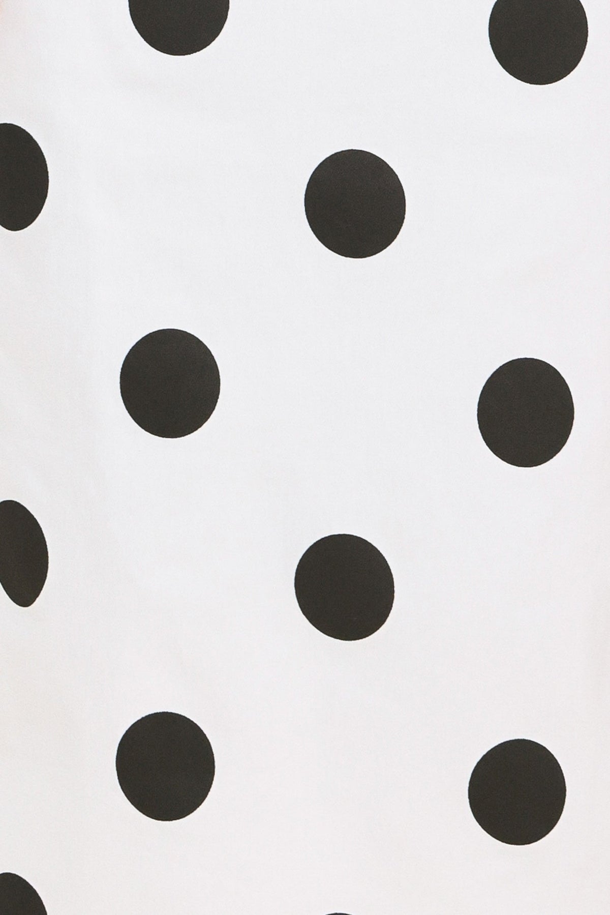 RETRO POLKA DOT WOVEN MIDI PENCIL SKIRT