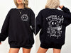 I Match Energy, How We Going To Act, Skeleton, Smiley Graphic Art Edition Sweatshirt