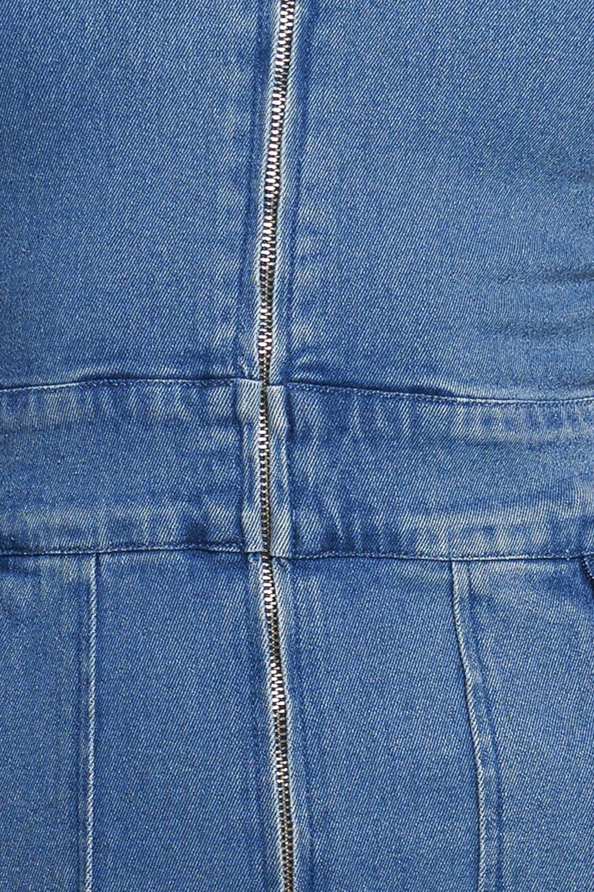 CATCH YOUR GAZE DENIM JUMPSUIT