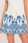 COASTLINE PALM WOVEN SHORTS