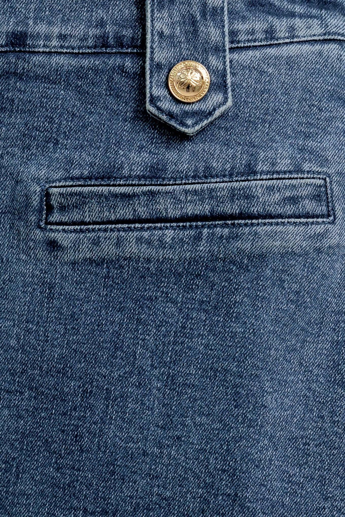HEART EYES DENIM SKORT