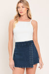 EDGE LINE DENIM SKORT