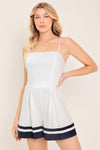 SUMMER HARBOR WOVEN ROMPER