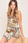 CABANA DREAM WOVEN SKORT ROMPER