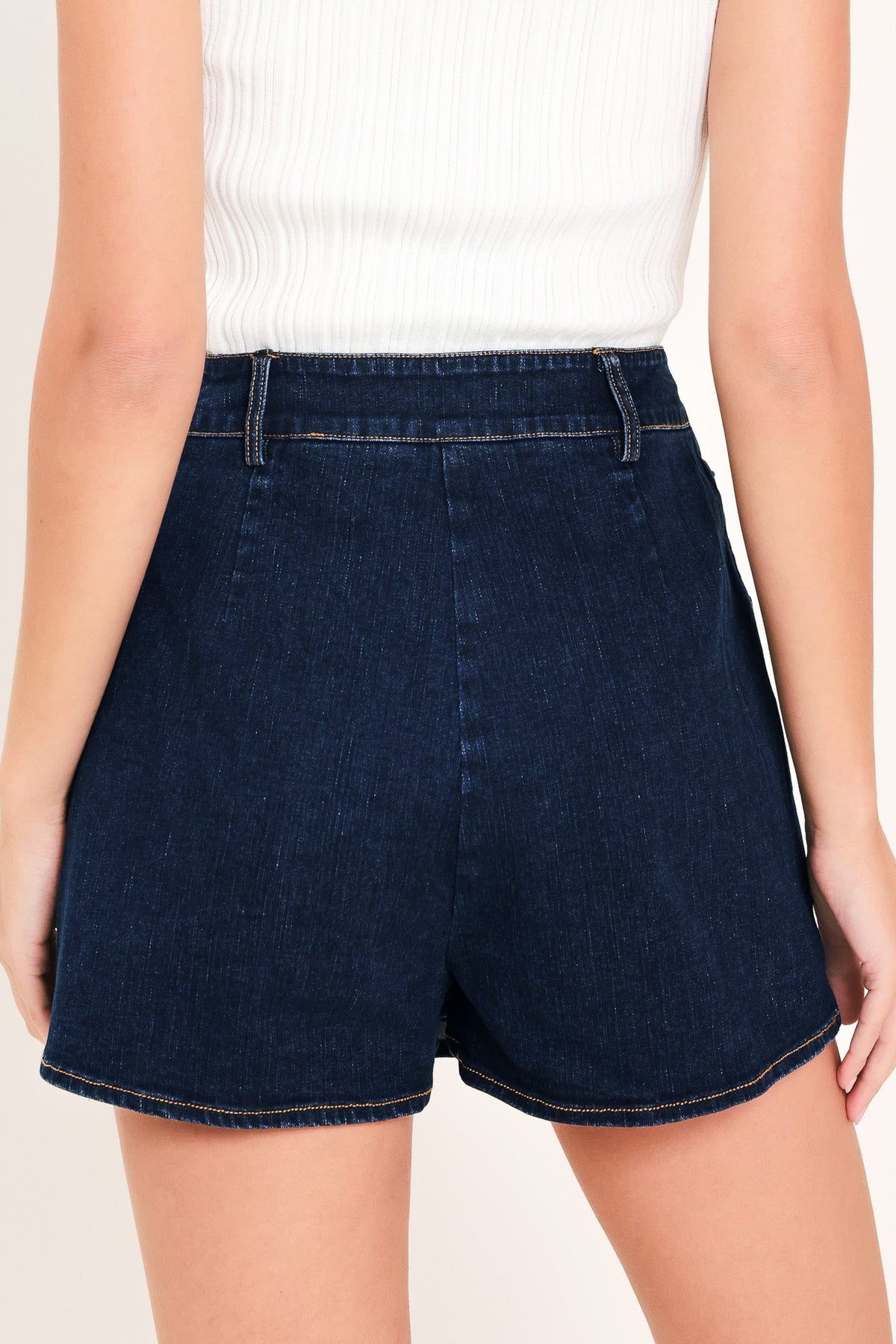 EVERYDAY INDIGO DENIM SKORT