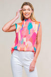 NATURE'S CHARM WOVEN TOP