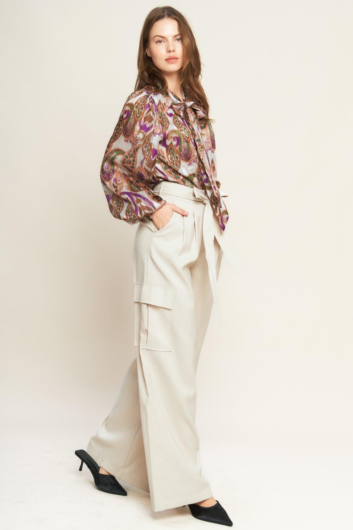 TRY AND TRY AGAIN WOVEN TOP