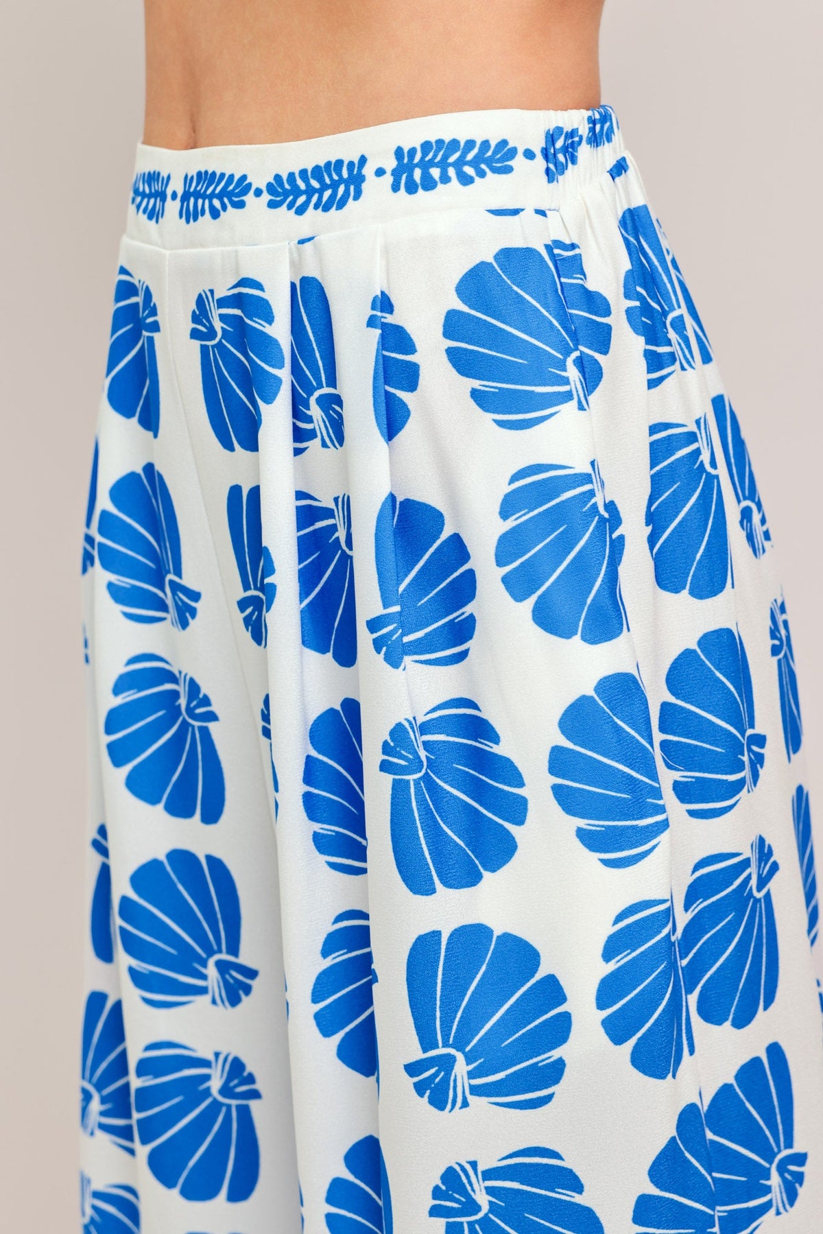ISLAND SHELL WOVEN TOP AND PANT SET