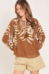 WARM BREEZE WOVEN TOP