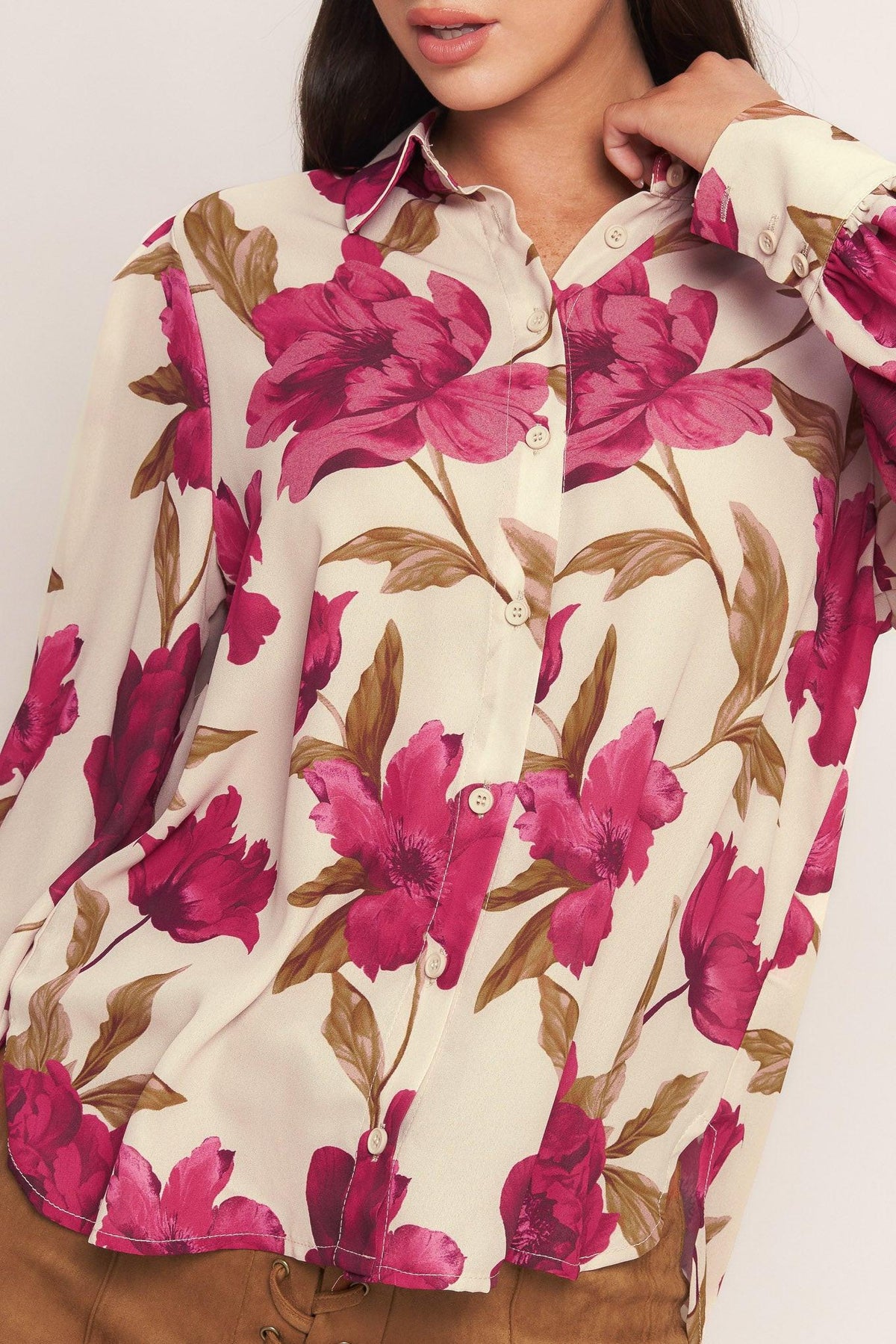 ROSEWOOD RETRO WOVEN TOP
