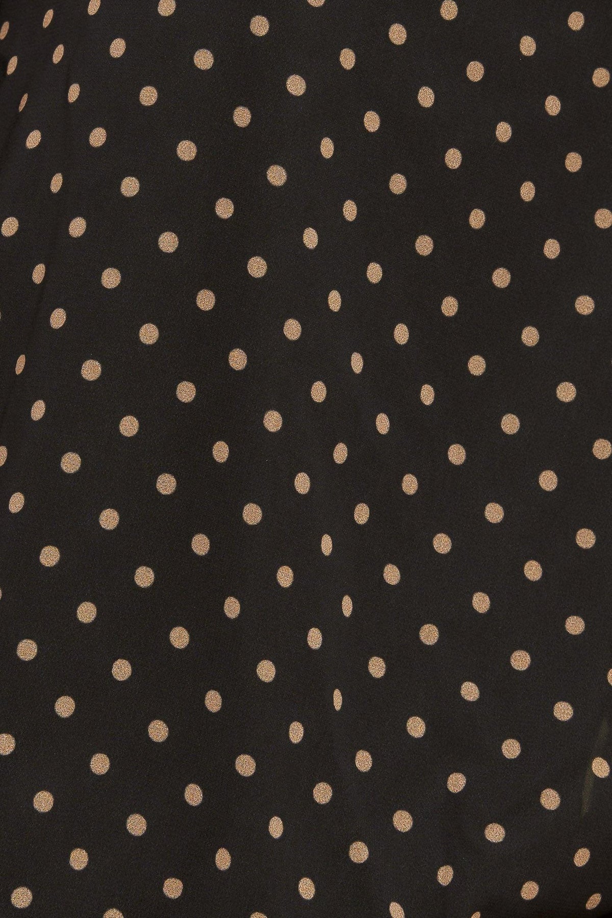 MIDNIGHT DOT CHIC WOVEN TOP