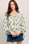 FROM COFFEE RUNS TO WEEKENDS WOVEN TOP