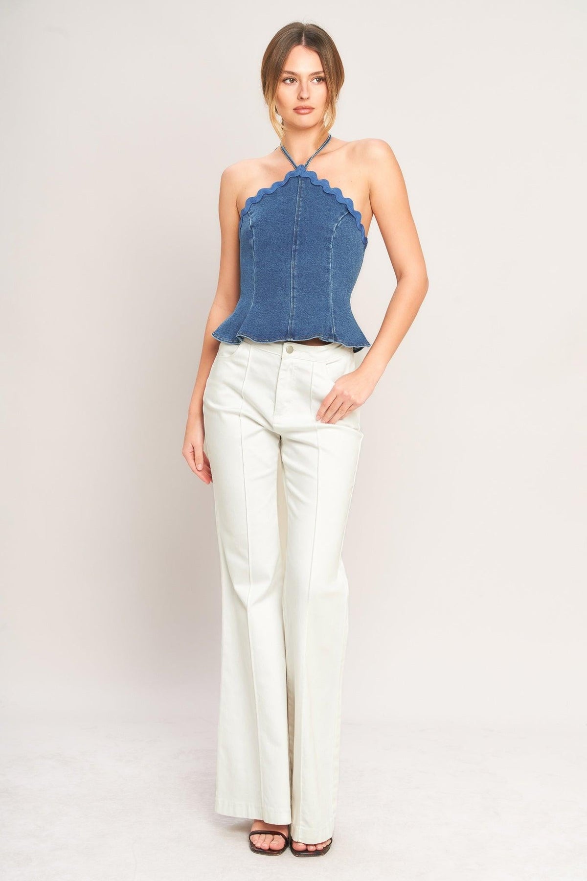 SUNNY DAY DENIM TOP