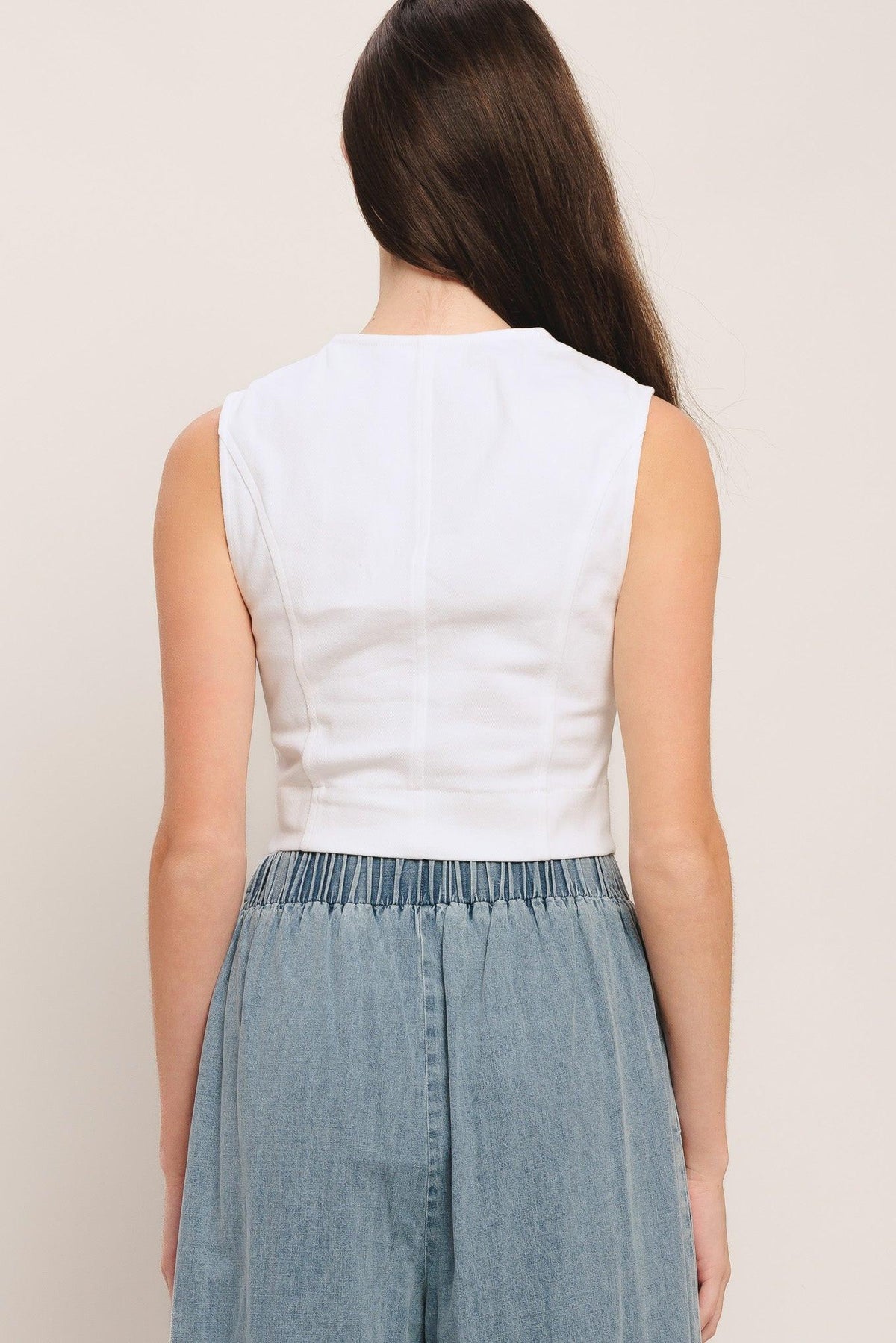 EASY WEAR WESTERN WOVEN TOP