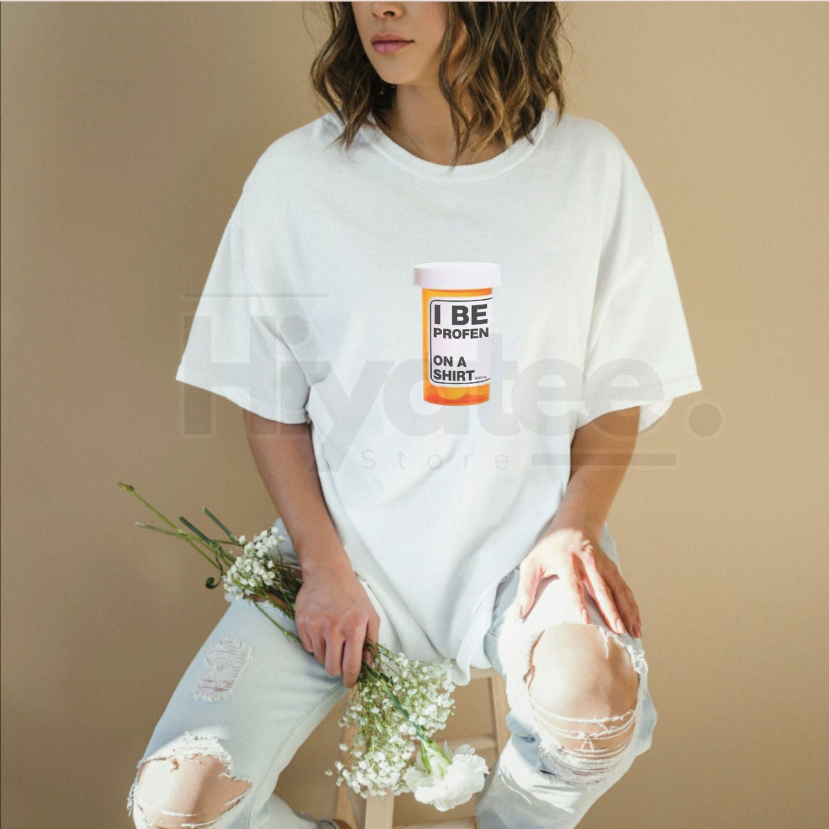 "I Be Profen" Funny Sarcastic T-Shirt – Ironic Medical Pun Graphic Tee