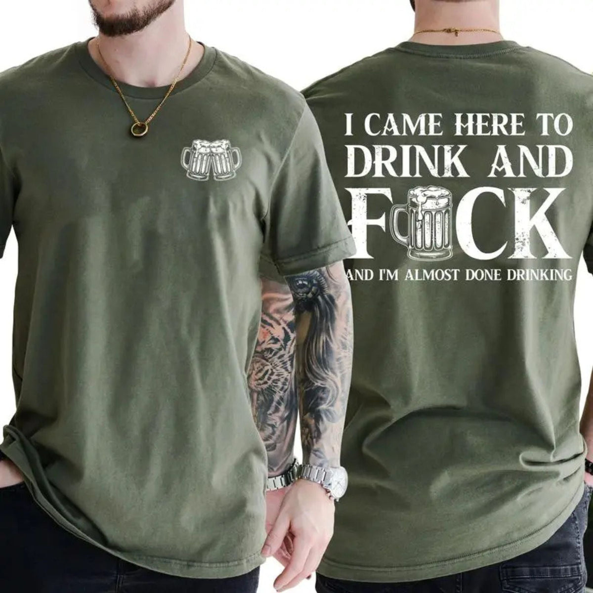 "I Came Here To Drink" T-Shirt - Funny Party Tee, Humorous Drinking Shirt
