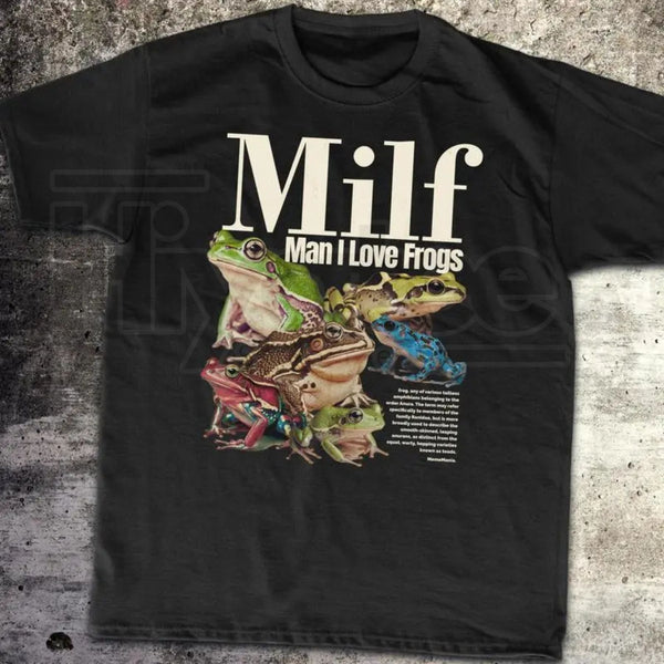 "I Love Frogs" (MILF) Funny Meme – Vintage Style Gen Z Inappropriate Gag Gift