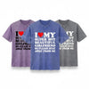 I Love My Super Hot Girlfriend Vintage Washed Tee – Bold Loyalty Slogan T-Shirt, Funny Relationship Streetwear