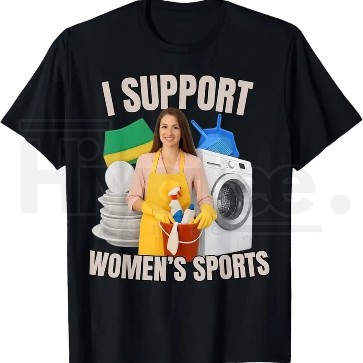 "I Support Women's Sports" Unwearable Adult Humor Bootleg T-Shirt
