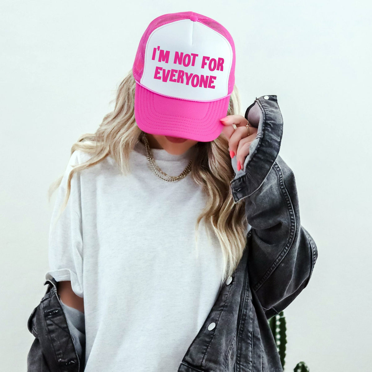 I'm Not for Everyone Bold Graphic Saying That Speaks to Bold Personal Style Trucker Hat